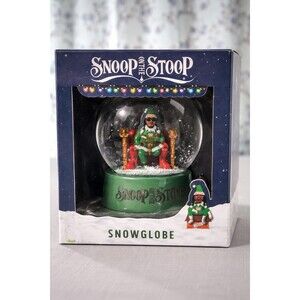 Snoop on the Stoop Christmas Snow Globe Elf Parody Holiday Decoration